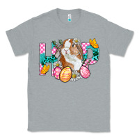 Heather Grey Hop Bunny Easter Classic Tee - BundleAndBundleShop