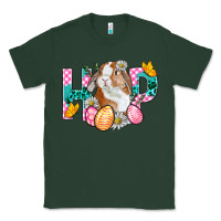 Sports Green Hop Bunny Easter Classic Tee - BundleAndBundleShop