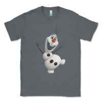 Charcoal Heather olaf frozen 01 Classic Tee - linhVisuals