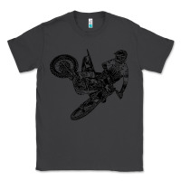 Smoke Eli Tomac Jump Illustration Classic Tee - linhVisuals