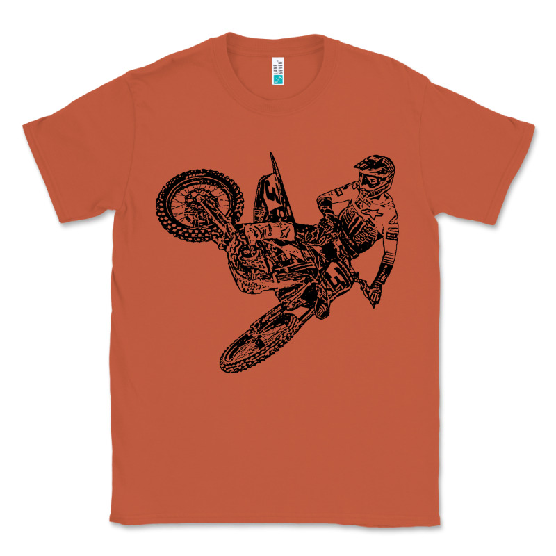 Eli Tomac Jump Illustration Classic Tee by linhVisuals | Teevron