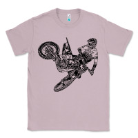 Lilac Eli Tomac Jump Illustration Classic Tee - linhVisuals