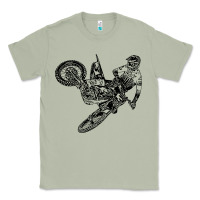 Matcha Eli Tomac Jump Illustration Classic Tee - linhVisuals