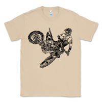 Mushroom Eli Tomac Jump Illustration Classic Tee - linhVisuals
