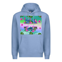 Colony Blue custom name stitch Premium Hoodie - AdoDesignShop
