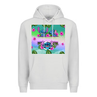 Dove Grey custom name stitch Premium Hoodie - AdoDesignShop
