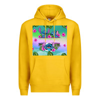 Lemon custom name stitch Premium Hoodie - AdoDesignShop