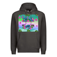Smoke custom name stitch Premium Hoodie - AdoDesignShop