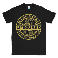 Black honolulu lifeguard   lifeguard Classic Tee - linhVisuals