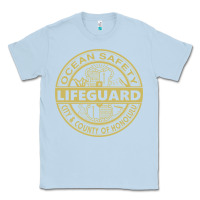 Dusty Blue honolulu lifeguard   lifeguard Classic Tee - linhVisuals