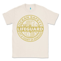 Natural honolulu lifeguard   lifeguard Classic Tee - linhVisuals
