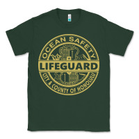 Sports Green honolulu lifeguard   lifeguard Classic Tee - linhVisuals
