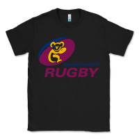 Black queensland rugby Classic Tee - linhVisuals