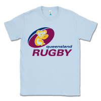 Dusty Blue queensland rugby Classic Tee - linhVisuals