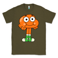 Army Green darwin Classic Tee - linhVisuals
