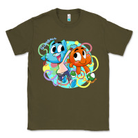 Army Green gumball and darwin Classic Tee - linhVisuals