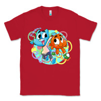 Red gumball and darwin Classic Tee - linhVisuals