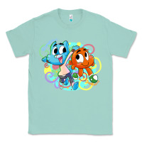 Seafoam gumball and darwin Classic Tee - linhVisuals