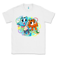 White gumball and darwin Classic Tee - linhVisuals