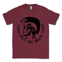 Burgundy diesel only the brave Classic Tee - linhVisuals