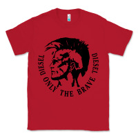 Red diesel only the brave Classic Tee - linhVisuals