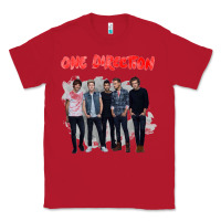 Red one direction watercolor [tw] Classic Tee - linhVisuals