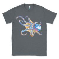 Charcoal Heather octopus t  shirtoctopus t  shirt Classic Tee - linhVisuals