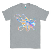 Heather Grey octopus t  shirtoctopus t  shirt Classic Tee - linhVisuals