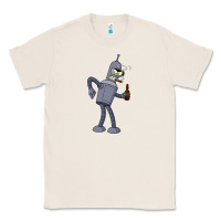 Natural futurama bender Classic Tee - linhVisuals