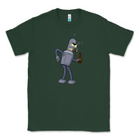 Sports Green futurama bender Classic Tee - linhVisuals