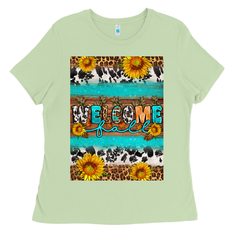 Welcome Fall Ladies Tee by Artiststas | Teevron