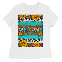 White Welcome fall Ladies Tee - Artiststas