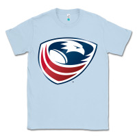 Dusty Blue usa rugby Classic Tee - linhVisuals