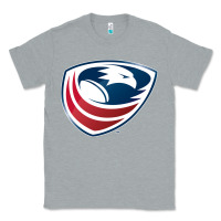 Heather Grey usa rugby Classic Tee - linhVisuals