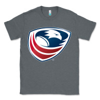 Charcoal Heather usa rugby Classic Tee - linhVisuals