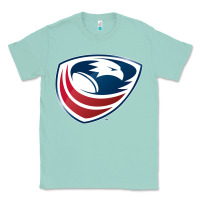 Seafoam usa rugby Classic Tee - linhVisuals