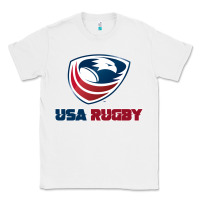 White usa rugby Classic Tee - linhVisuals