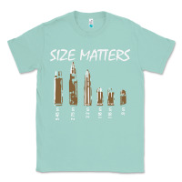 Seafoam size matters Classic Tee - linhVisuals