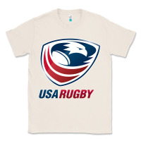 Natural usa rugby Classic Tee - linhVisuals
