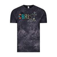 Cloud Black in christ alone Vintage Tee - RacoonDesign