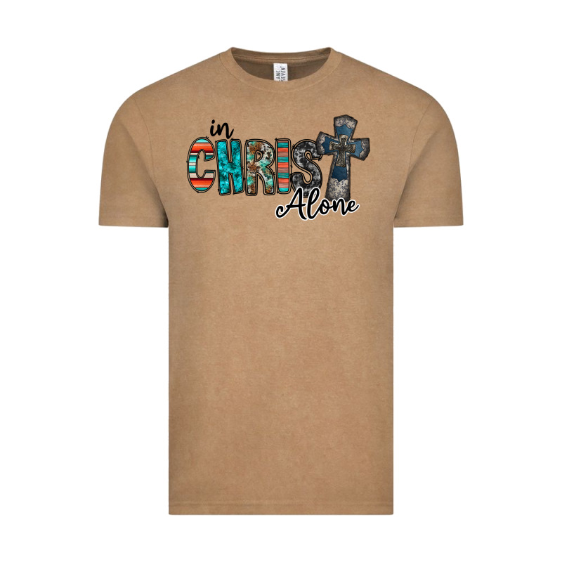 In Christ Alone Vintage Tee by RacoonDesign | Teevron