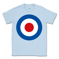 Dusty Blue suitable-the-who-target-worn Classic Tee - linhVisuals