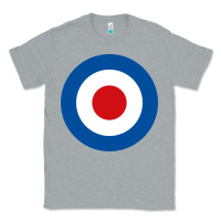 Heather Grey suitable-the-who-target-worn Classic Tee - linhVisuals