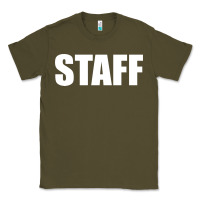 Army Green staff Classic Tee - linhVisuals