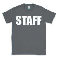 Charcoal Heather staff Classic Tee - linhVisuals