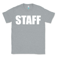 Heather Grey staff Classic Tee - linhVisuals