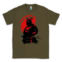 Army Green samurai warrior Classic Tee - linhVisuals