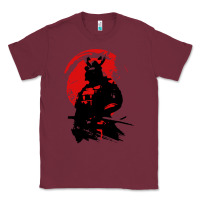 Burgundy samurai warrior Classic Tee - linhVisuals