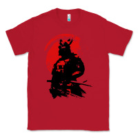 Red samurai warrior Classic Tee - linhVisuals