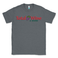 Charcoal Heather total and wine & more   wine drinker Classic Tee - linhVisuals